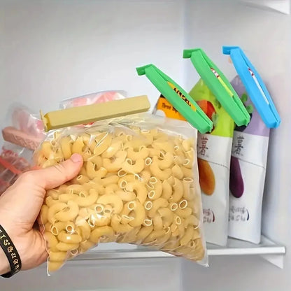 5-30PCS Colorful Bag Sealing Clips – Reusable Moisture-Proof Snack Bag Clamps for Food Storage, Fresh-Keeping Plastic Bag Kitchen Accessories