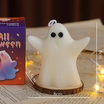 Halloween Ghost Scented Candle – Creative Wax Ghost Candle for Aromatherapy, Home Decoration & Premium Holiday Gifts
