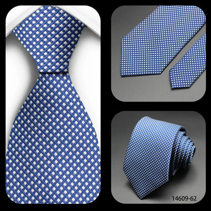 Corbata Floral de Puntos para Hombre – Corbata Casual de Moda Azul Roja Amarilla para Negocios, Bodas y Ocasiones Formales | Accesorio de Regalo