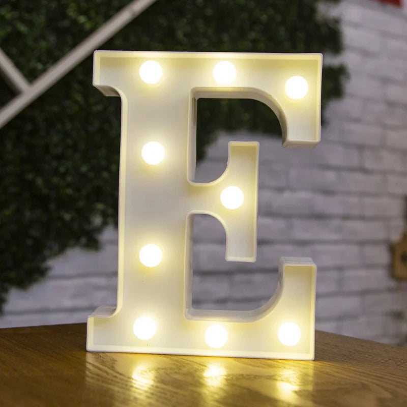 Alphabet & Number LED Night Lights – Personalized Letter Lamps for Birthday Parties, Weddings, Bedrooms, Wall Decor & Home Decorations