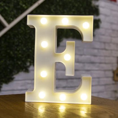 Alphabet & Number LED Night Lights – Personalized Letter Lamps for Birthday Parties, Weddings, Bedrooms, Wall Decor & Home Decorations
