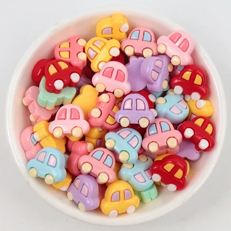 30/300pcs Mini Breloques en Résine Bonbon Fleur Amour – Mignons Accessoires de Bricolage pour Nail Art, Barrettes à Cheveux, Scrapbooking, Bijoux Faits Main et Projets Créatifs pour Enfants