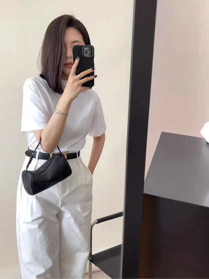 Bolso bandolera retro de cuero dividido de los 90 para mujer – Mini bolso de hombro de lujo 2026, bolso de moda de gamuza de piel de vaca suave con correa de un solo hombro para estilo casual y vintage
