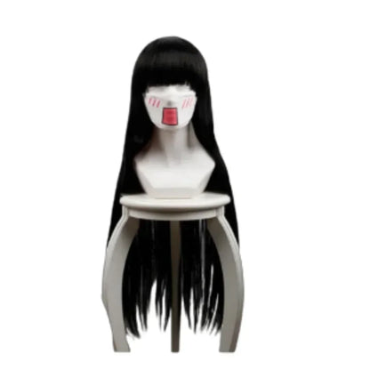 Inuyasha Cosplay Costume Set – Kagome / Kikyo Kimono Outfit with Wig & Shoes (Unisex Halloween Costume)