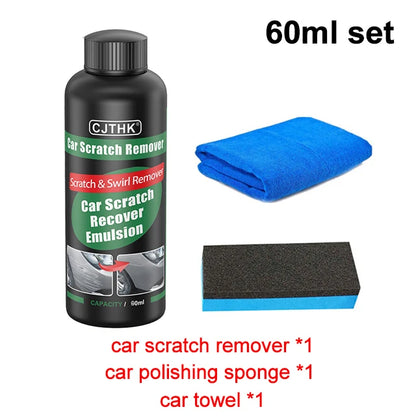 Remueve Arañazos y Pulimento para Coche – Reparador de Pintura, Eliminador de Remolinos y Cera Antirrayaduras