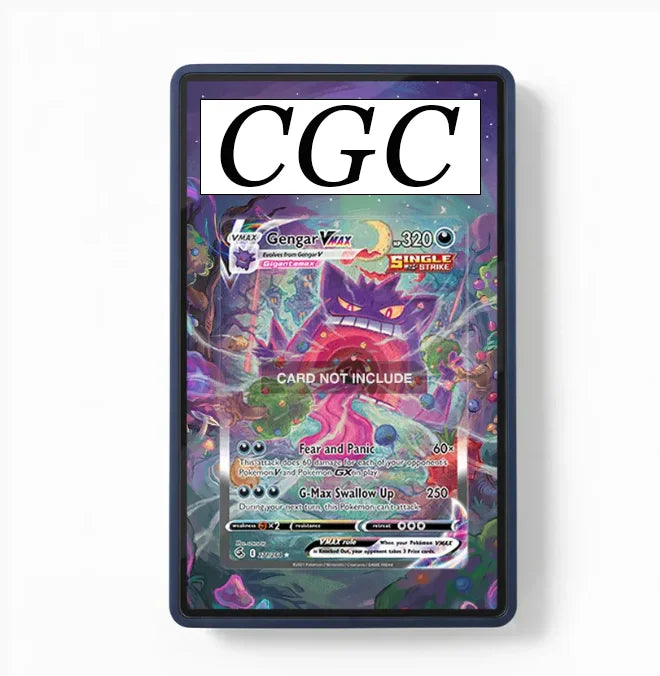 Acrylic Extended Artwork Ptcg Collection Evaluation Level Diy Card Display Case for Gengar Vmax Card Display Case Ornament Gifts