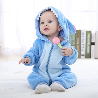 Nemo Baby Romper Onesie – Cute Hooded Cartoon Pajamas & Cosplay Costume for Newborn Boys & Girls