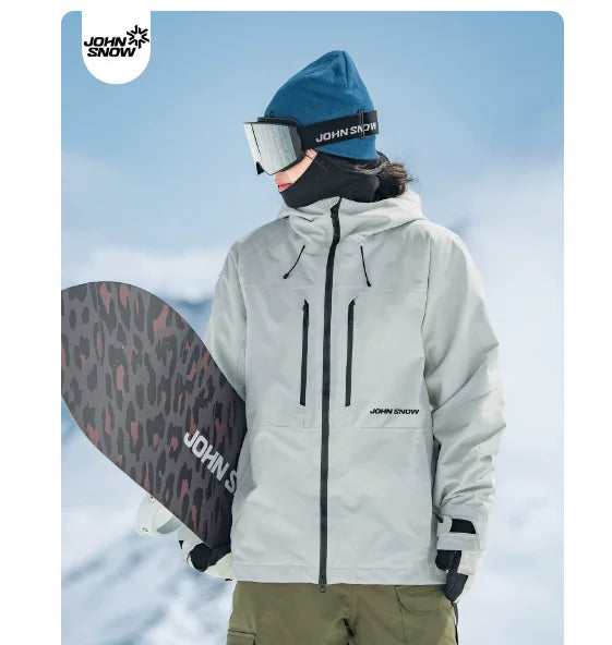 John Snow Unisex Ski Jacket – 2026 Waterproof & Breathable Winter Coat, Warm Snowboarding and Outdoor Sports Outerwear for Men & Women