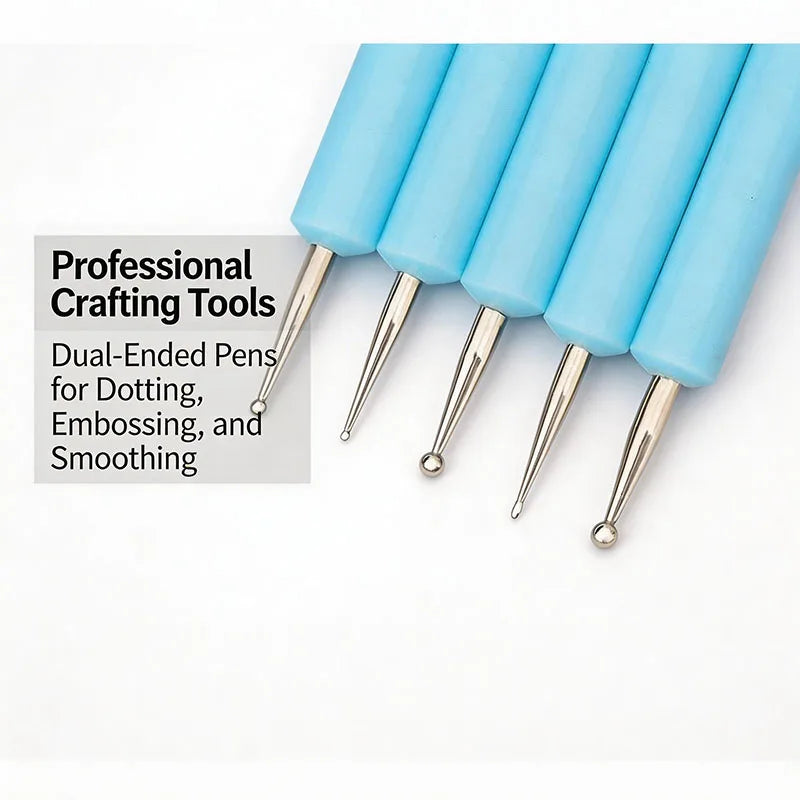 Polymer Clay Sculpting Tools Set – DIY Carving, Embossing & Modeling Tools for Ceramic Clay Crafts