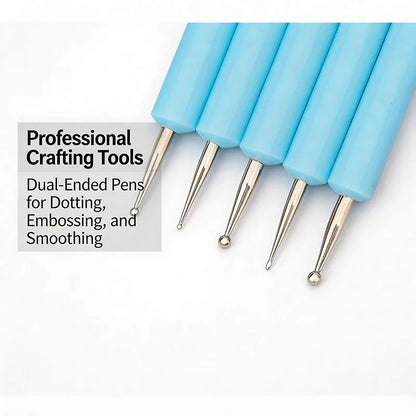 Polymer Clay Sculpting Tools Set – DIY Carving, Embossing & Modeling Tools for Ceramic Clay Crafts