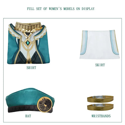 Genshin Impact Akademiya Cosplay Uniform – Sumeru Library Costume (Men & Women)