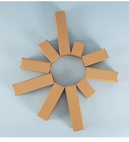20PCS Corrugated Cardboard Shipping Boxes – Rectangular Paper Packaging Boxes for Gifts, Mailers & Storage
