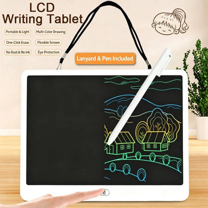 8/11/13/16-Inch LCD Writing Tablet for Kids – Reusable Handwriting Pad, Drawing & Painting Board, Educational Learning Toy for Boys and Girls