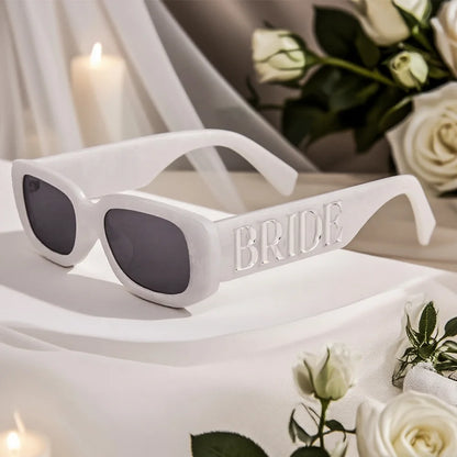 Gafas de sol para la futura novia – Accesorios para despedida de soltera y fiesta nupcial | Divertido regalo de decoración para fiesta de compromiso