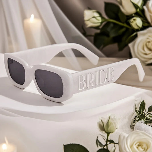 Gafas de sol para la futura novia – Accesorios para despedida de soltera y fiesta nupcial | Divertido regalo de decoración para fiesta de compromiso