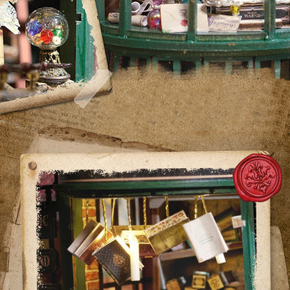 Kit DIY de casita de lectura de madera con luces LED – Artesanía en miniatura de inserción de estantería hecha a mano para decoración del hogar y regalos