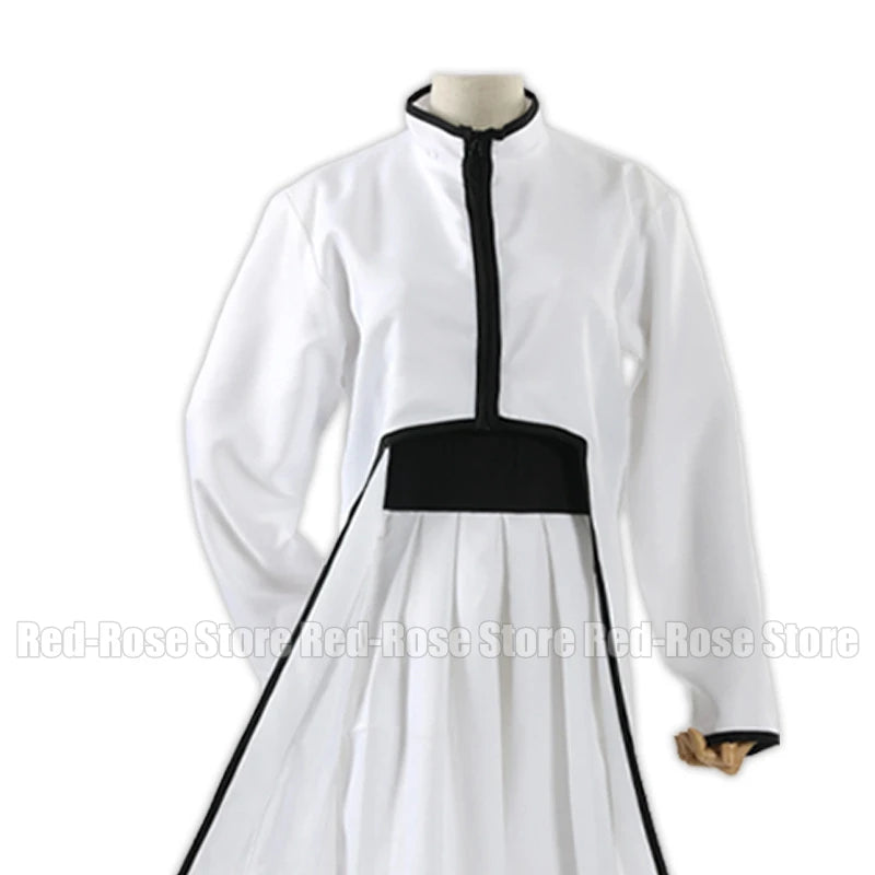 Ulquiorra Cifer Inspired Cosplay Costume – White Hollow Robe Cloak Kimono Coat Anime Roleplay Outfit for Halloween & Conventions
