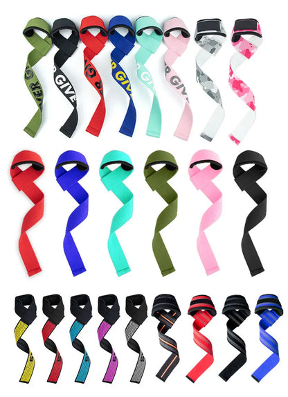 1Pair Non-Slip Weightlifting Straps – Gym Wrist Wraps for Dumbbell Training, CrossFit, Strength Workouts & Fitness Exercise Support