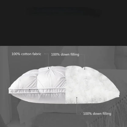 Almohada de Hotel de 5 Estrellas – Almohada Suave Tridimensional de Color Sólido, Cómoda Almohada de Cama de Tela Lavada para el Hogar, Dormitorio y Ropa de Cama de Hotel de Lujo