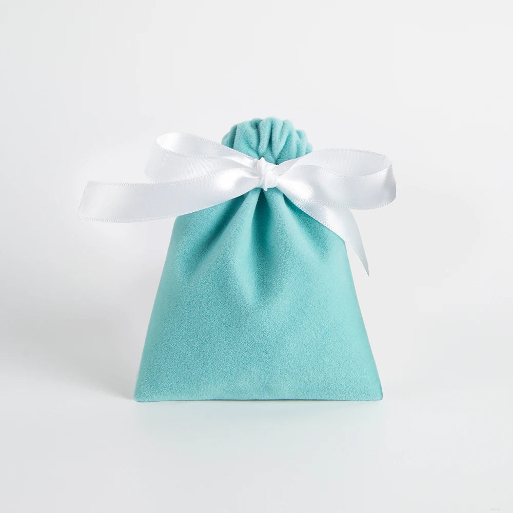 10 Bolsas de Terciopelo con Cordón – Bolsitas de Regalo con Cinta 10x12cm para Empaque de Joyas, Recuerdos de Boda, Almacenamiento de Viaje y Dulces
