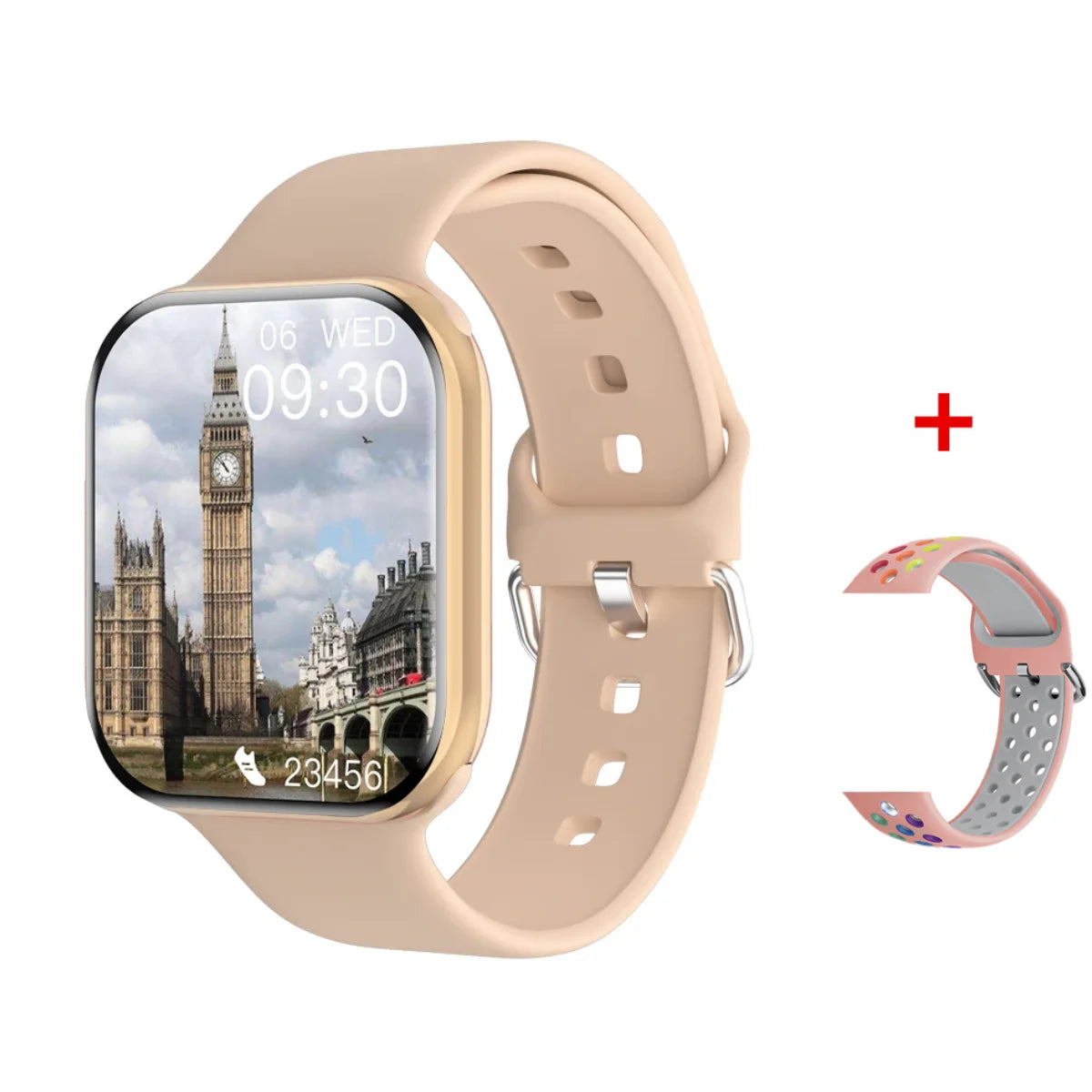 Watch 11 Smartwatch – GPS Bluetooth Calling NFC Smart Watch with Body Temperature Monitor & Always-On Display for Android & iPhone