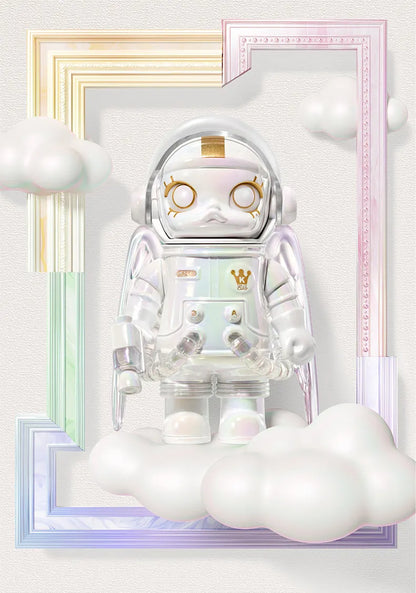 POP MART MEGA Space Molly 100% – Série 4e anniversaire – Boîte Mystère Figurines de Collection