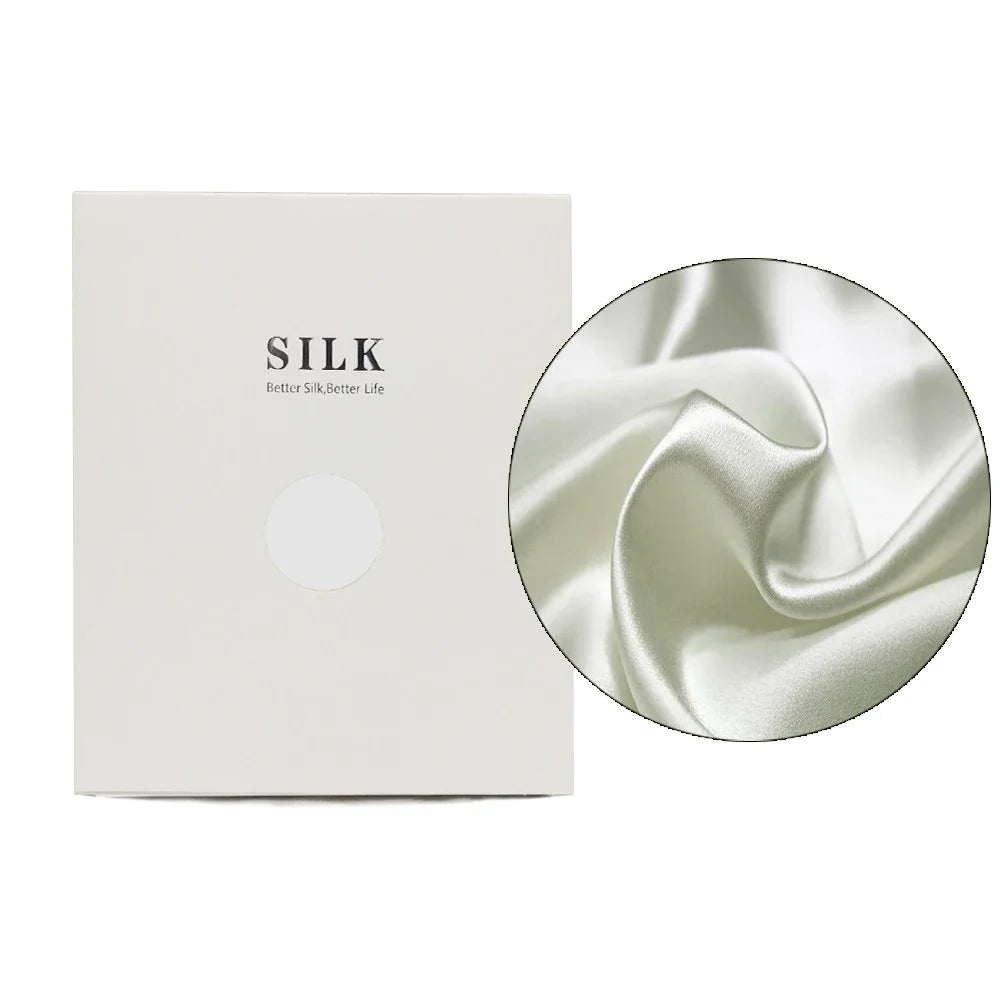 Taie d'Oreiller 100% Soie de Mûrier Pure – Housse de Coussin Double Face Rafraîchissante avec Fermeture Éclair Invisible, Douce et Respirante