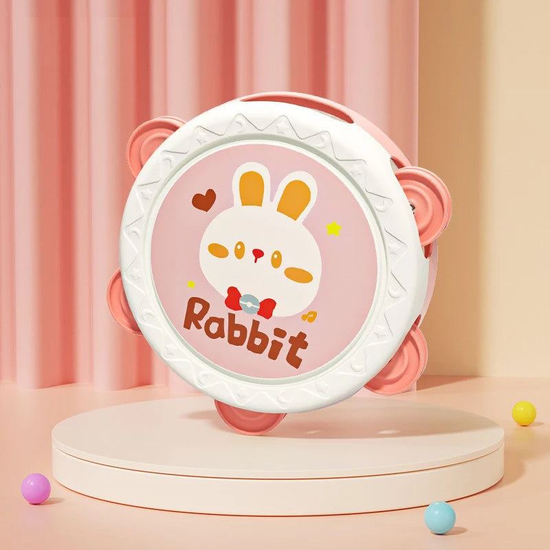 Tambor Musical para Bebés – Instrumento Montessori de Aprendizaje Temprano para Niños de 1 a 3 años, Juguete Musical Interactivo para el Desarrollo Manual, Juego Sensorial y Regalo Educativo