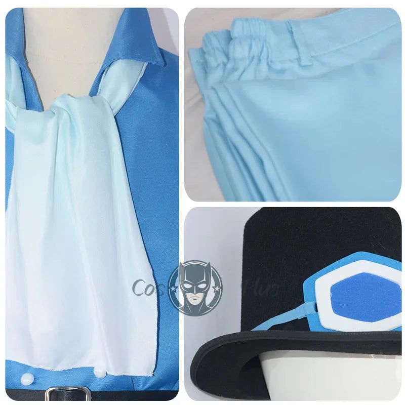 One Piece Sabo Cosplay Costume – Men’s Anime Uniform Set with Cloak, Coat, Vest, Shirt, Pants & Hat for Halloween Party Outfit