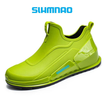 2025 Waterproof Outdoor Fishing Shoes – Lightweight Anti-Slip Rubber Sports Shoes for Hunting, Cycling & Outdoor Activities