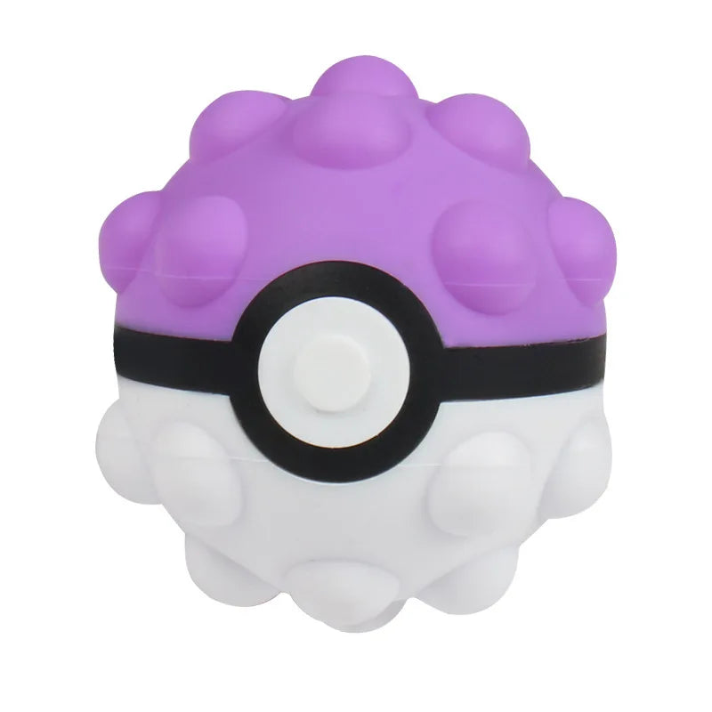 Pokémon Decompression Toys – 6 Styles Cute Poké Ball Pinching Slow Rebound Stress Relief Portable Toys for Kids Gift