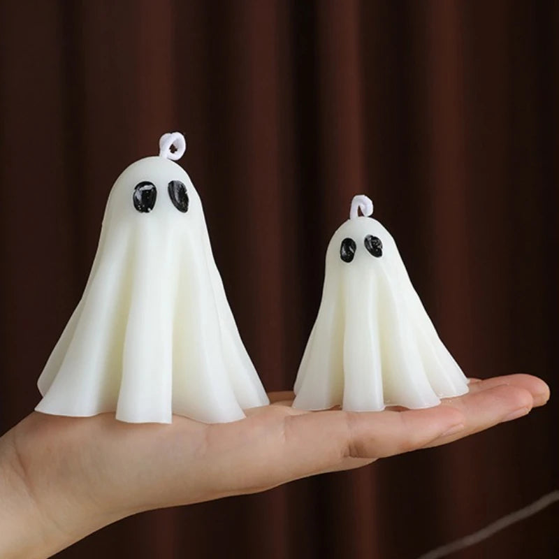 Halloween Ghost Scented Candle – Creative Wax Ghost Candle for Aromatherapy, Home Decoration & Premium Holiday Gifts