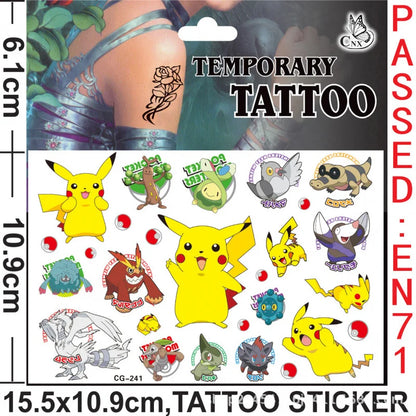 Pokémon Birthday Party Decorations Set – Balloons, Keychains, Napkins, Stickers, Tableware, Plates & Tablecloth Party Supplies & Favors