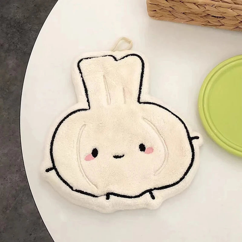 Serviette absorbante douce Kawaii – Joli chiffon de nettoyage pour la cuisine et la salle de bain, pour usage domestique