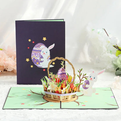 3D Pop-Up Greeting Card – Happy Birthday, Mother’s Day, Father’s Day, Love Mom Dad, Rose Flower, Easter & Thank You Gift