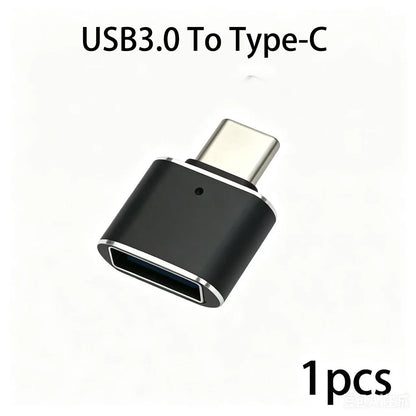USB-C to USB 3.0 OTG Adapter – Type-C Male to USB-A Female Data Connector for MacBook, iPad & USB-C Devices