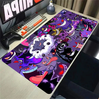 Gengar Gaming Mouse Pad – Large Extended Desk Mat with LockEdge Design for Keyboard & Computer Setup