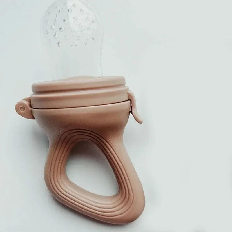 Silicone Baby Fruit Feeder Pacifier – Fresh Food & Teething Feeder with Protective Cover