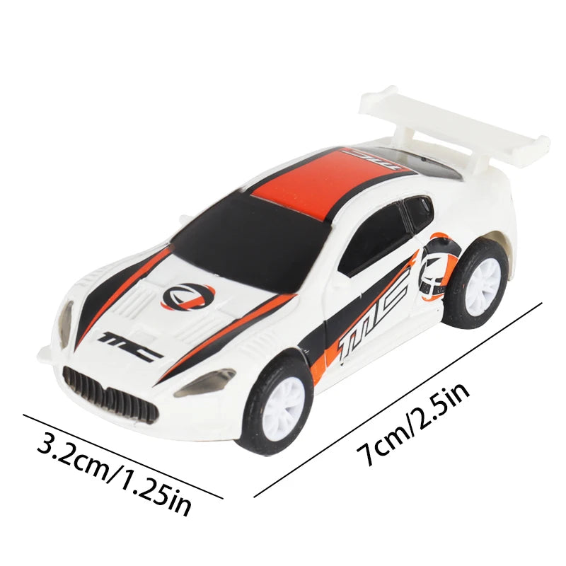 Voiture de slot analogique 1:64 pour Carrera GO et Scalextric – Voiture de course électrique à grande vitesse, véhicule jouet de piste de course de police