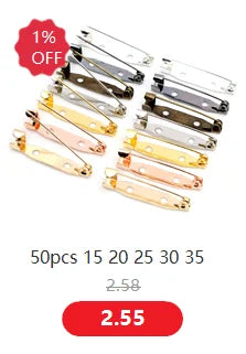 Clous de boucles d'oreilles en acier inoxydable doré, 50 à 100 pièces, avec attaches – Tiges de base vierges pour la fabrication de bijoux et boucles d'oreilles DIY