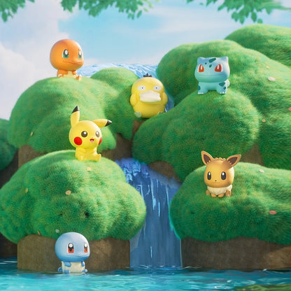 Pokémon Anime Poké Ball Action Figures – Mini Dolls (Dragonite, Sylveon, Gengar, Vulpix) Genuine Original Model Ornament Toy Gift