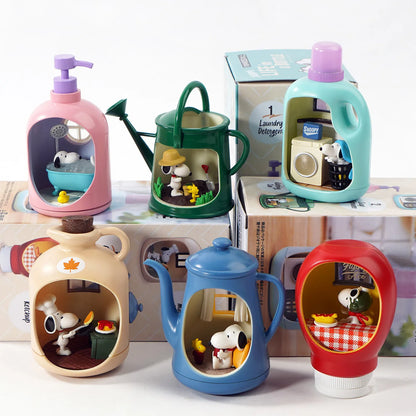 Re-Ment Snoopy Life in a Bottle Blind Box – Collectible Mystery Anime Figure Model Toy & Display Ornament