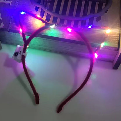 Serre-tête lumineux LED Oreilles de Chat & Lapin – Bandeau lumineux pour Anniversaires, Festivals & Mariages
