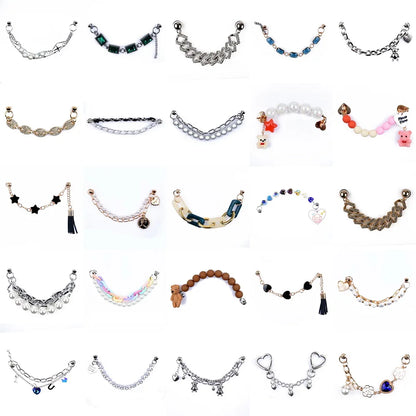 Bling Shoe Chains – Metal Shoe Charms & Sparkling Shoe Decorations for Girls & Women, Fashion Footwear Accessories & Gifts