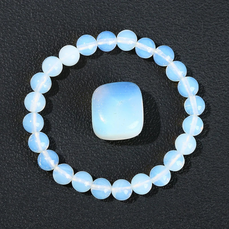 Bracelet en perles de lapis-lazuli naturel, de quartz et d'améthyste – Bijou énergétique de guérison Reiki en cristal pour hommes et femmes