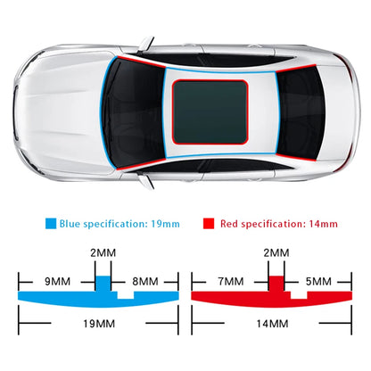 SEAMETAL Joint d'étanchéité en caoutchouc pour automobile – Bande d'étanchéité universelle pour porte de voiture, fenêtre, toit et pare-brise pour la réduction du bruit et la protection anti-collision.