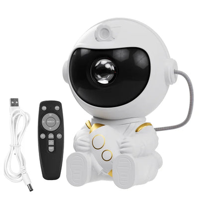 Astronaut Galaxy Projector Night Light – LED Starry Sky Lamp for Bedroom Decor, Kids Gift & Relaxing Atmosphere