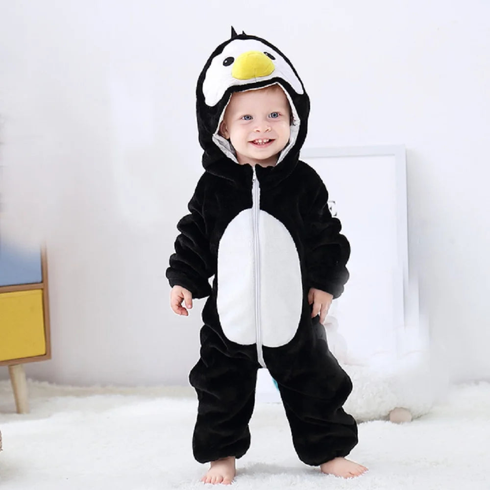 Wholesale Baby Costume Rompers – Winter Flannel Jumpsuit One-Piece for Girls & Boys, Toddlers & Kids