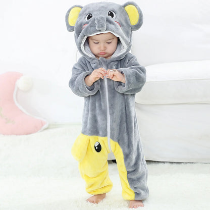 Wholesale Baby Costume Rompers – Winter Flannel Jumpsuit One-Piece for Girls & Boys, Toddlers & Kids