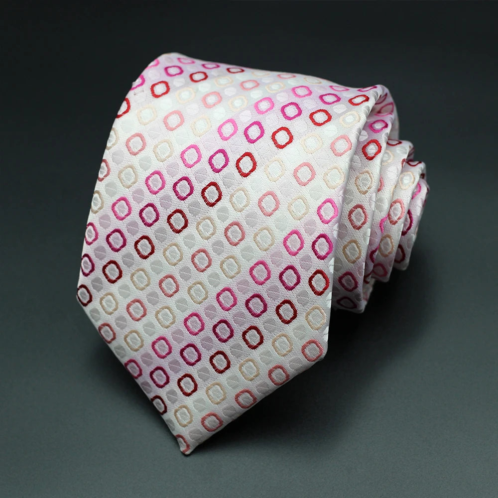 Corbata Floral de Puntos para Hombre – Corbata Casual de Moda Azul Roja Amarilla para Negocios, Bodas y Ocasiones Formales | Accesorio de Regalo